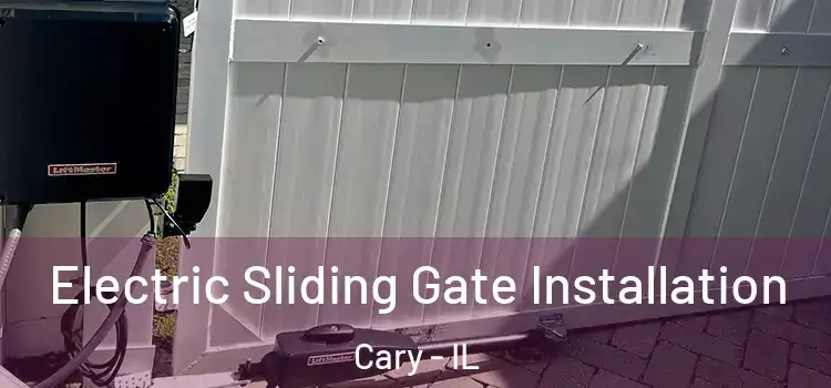 Electric Sliding Gate Installation Cary - IL